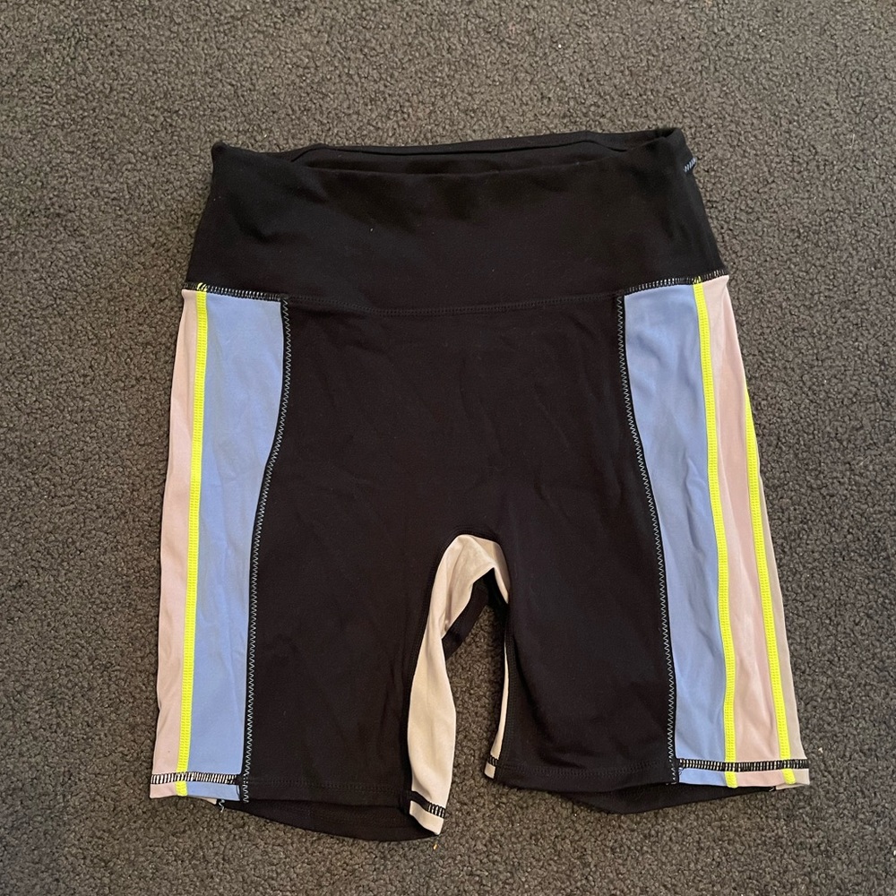 Fabletics Neon Stripe Bike Short